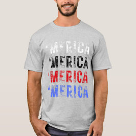 T-shirt MAGA 'Merica FIGHT Pop Art Trump