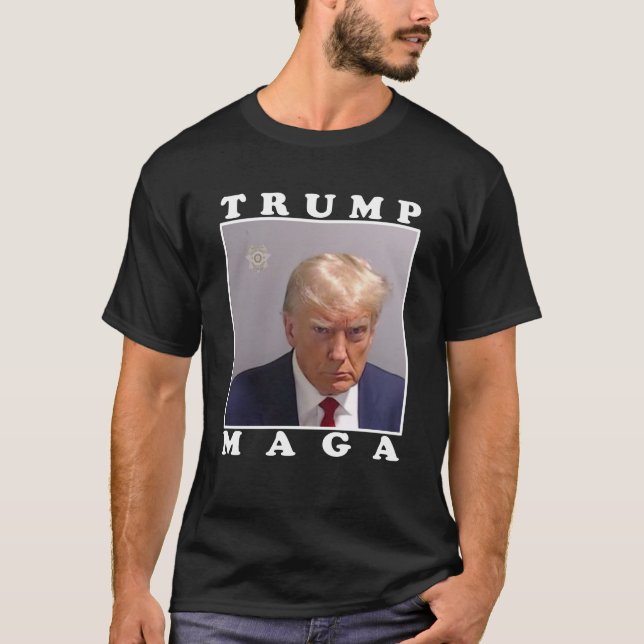 T-SHIRT MAGA TRUMP (Devant)