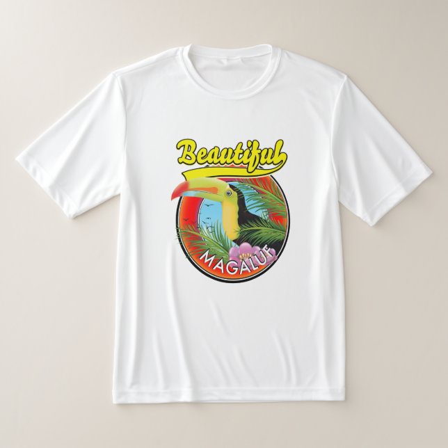 T-shirt Magaluf magnifique, logo toucan (Poser)