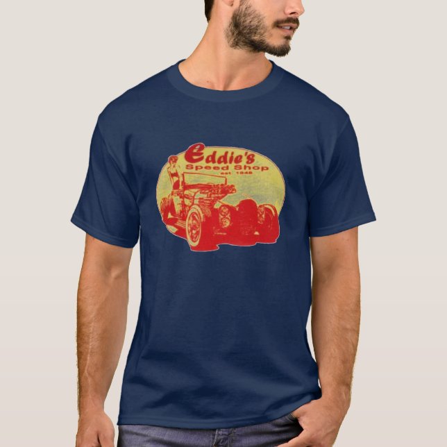 T-shirt Magasin de la vitesse d'Eddie (Devant)