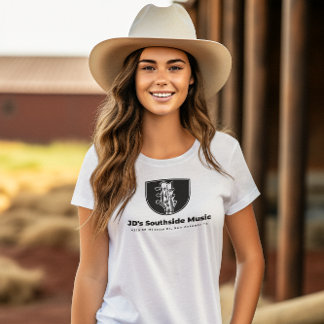 T-shirt Magasin de musique du côté sud de JD avec adresse