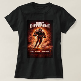 T-shirt Magasin ZOYNK Construit Différemment Football 0045