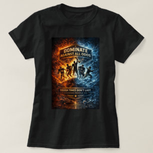 T-shirt Magasin ZOYNK Les temps difficiles ne durent pas 0