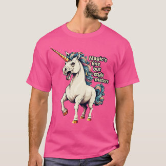 T-shirt Magasins Unicorn moches, mais le style compte