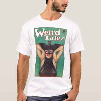 T-shirt Magazine Weird Tales Femme habillée comme une Chau