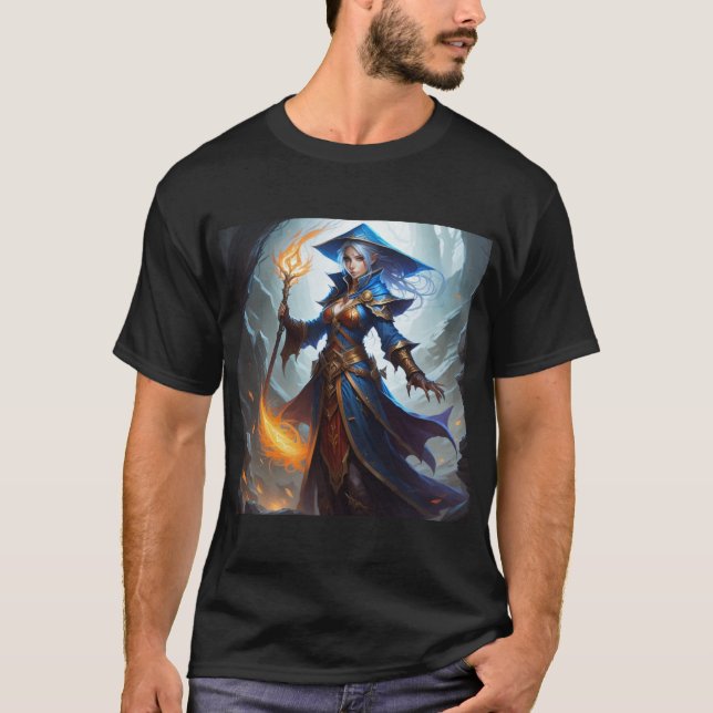 T-shirt Mage de feu (Devant)