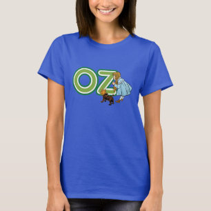 T-shirt Mage de l'Oz Dorothy Toto avec grandes lettres