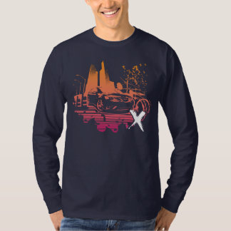 T-shirt magenta/orange urbains de turbo_x