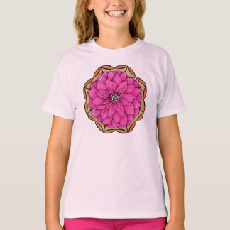 T-shirt MAGENTA POINSETTIA Kid Shirt