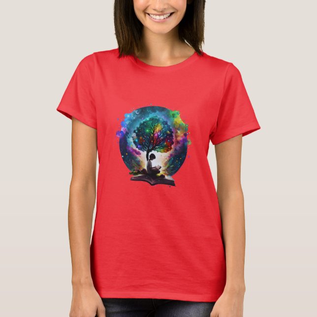 T-shirt Magic book (Devant)