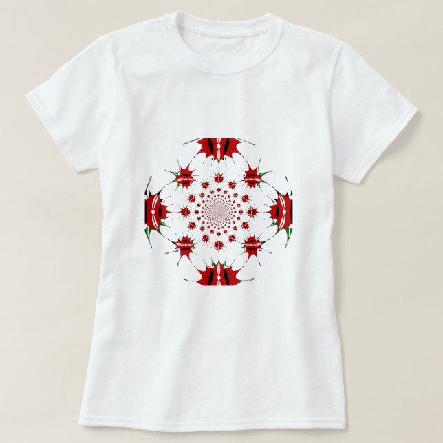 T-shirt Magic Kenya : Kaleidoscope 🇰 identité culturelle  (Design devant)