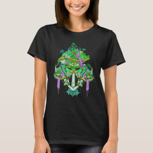 T-shirt Magic Mushroom House Inspiré Champignons Royaume R