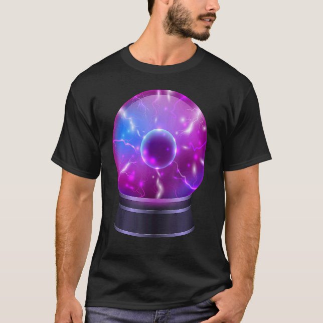 T-shirt Magic Occult Crystal Ball Psychic (Devant)