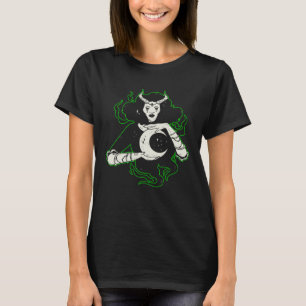 T-shirt Magic Sorcière démoniaque Cornes Crescent Moon
