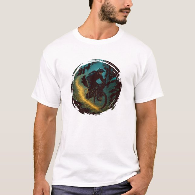 T-shirt Magical Mountain Venture Trail Scene (Devant)