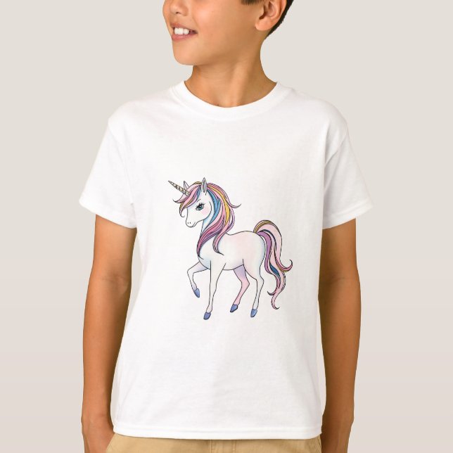 T-shirt Magical Unicorn Dreams - Whimsical Imaginaire Desi (Devant)