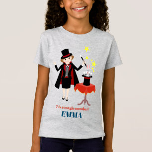 T-Shirt Magicien Boy Show Fête d'anniversaire