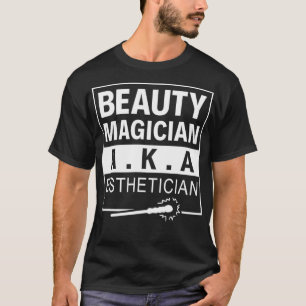 T-shirt Magicien de beauté AKA Maquillage Esthéticien Fond