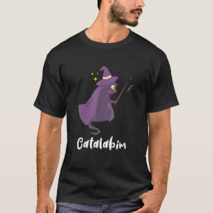 T-shirt Magicien de chat Chat avec baguette magique Catala