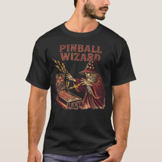 T-shirt Magicien de flipper Amateur de flipper Amusing Drô