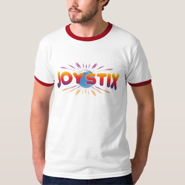 T-shirt Magicien de flipper de Stix de joie (Devant)