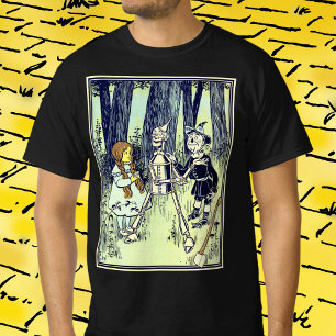 T-shirt Magicien d'Oz vintage, Dorothy rencontre l'Homme d
