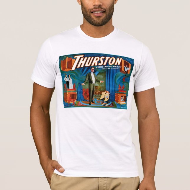 T-shirt Magicien du monde de ~ de Thurston le plus grand (Devant)