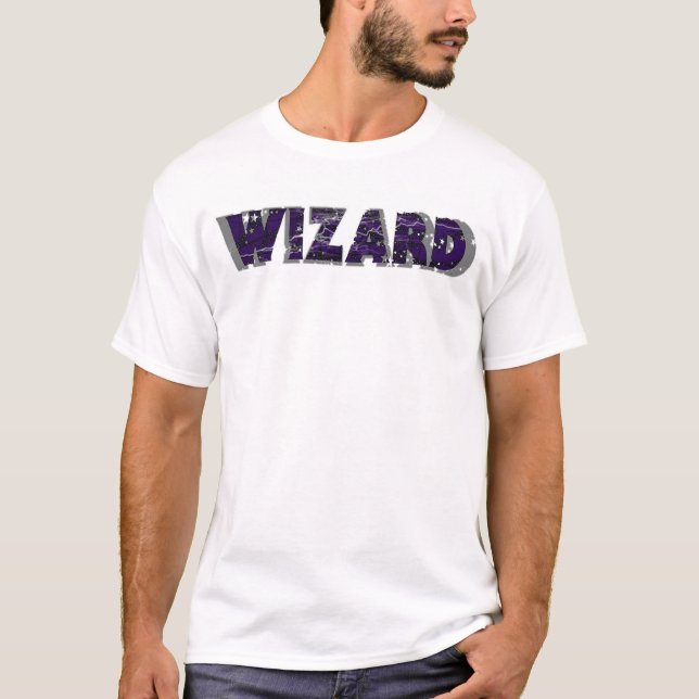 T-shirt Magicien - foudre (Devant)