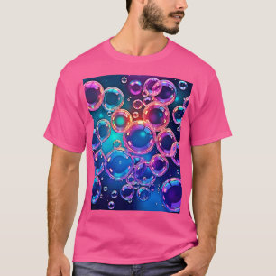 T-shirt Magie de bulle rose pourpre
