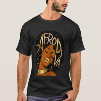 T-shirt Magie de fille noire Lèvres juteuses Femme noire M