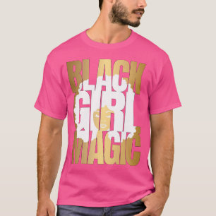 T-shirt Magie de la fille noire