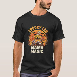 T-shirt Magie de maman Labrador Halloween