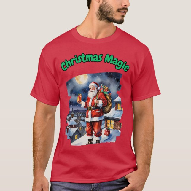 T-shirt Magie de Noël (Devant)