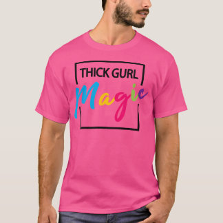 T-shirt Magie des Filles Pulpeuses Graphique Mignonne et G