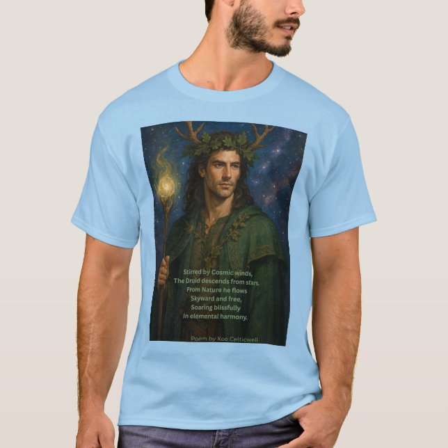 T-shirt Magie druidique par Xoe Celticwell 1 (Devant)