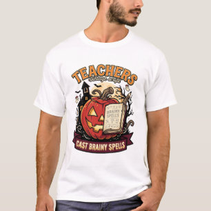 T-shirt Magie du cerveau de professeur d'Halloween