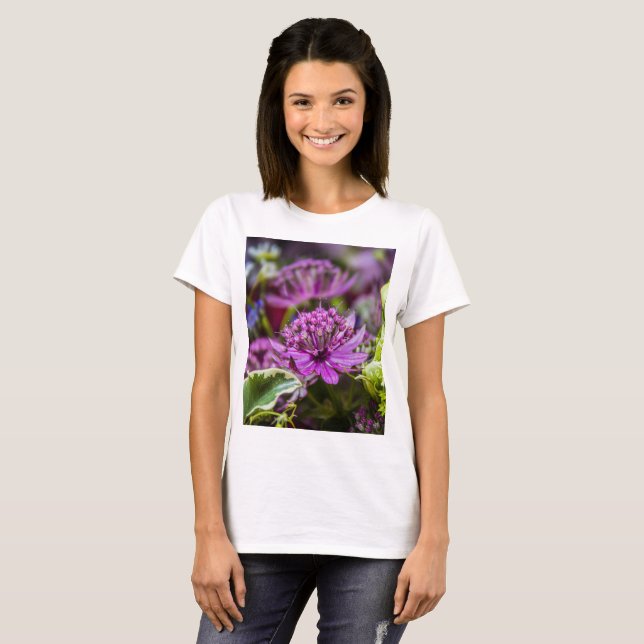 T-shirt Magie exquise des fleurs #1 (Devant entier)