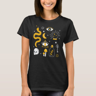 T-shirt Magie Occulte Céleste Sorcellerie Œil Omniscient