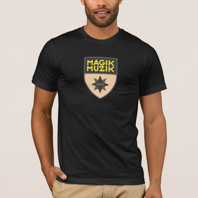 T-shirt Magik Muzik "crème " (Devant)