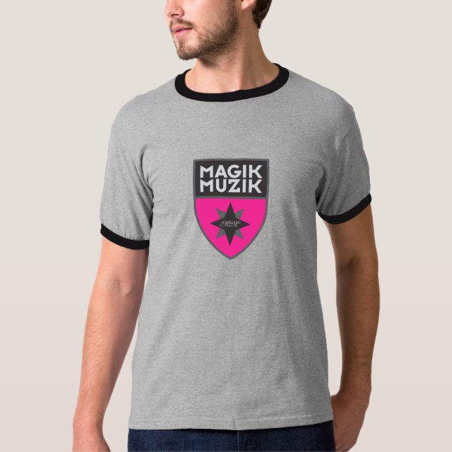 T-shirt Magik Muzik "rose " (Devant)