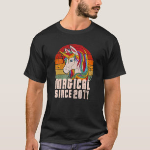T-shirt Magique depuis 2011 Unicorn Vintage Anniversaire