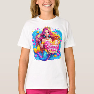 T-shirt Magique Sirène Anniversaire délice, cadeau d'anniv