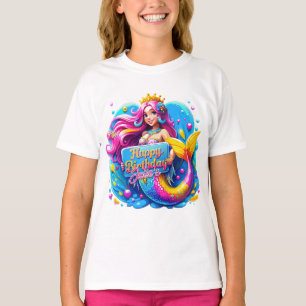 T-shirt Magique Sirène Anniversaire délice, cadeau d'anniv