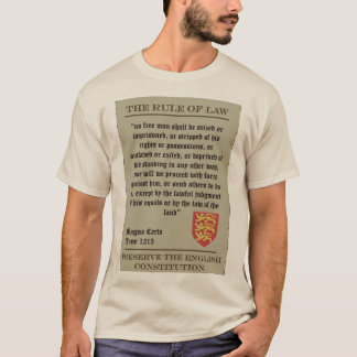 T-shirt Magna Carta - Préserver la Constitution