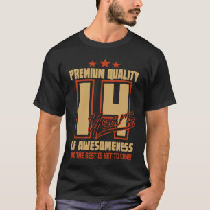 T-shirt Magnifique 14e anniversaire fête B jour