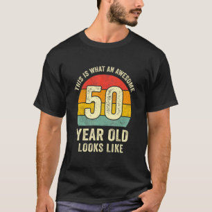 T-shirt Magnifique 50 ans Vintage 50e anniversaire G