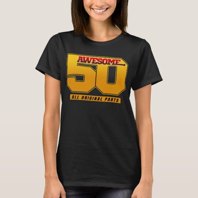 T-shirt Magnifique Anniversaire De 50 Ans (Devant)