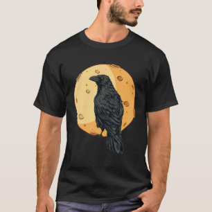 T-shirt Magnifique Black Crow Raven Bird Watch. Oiseaux Si