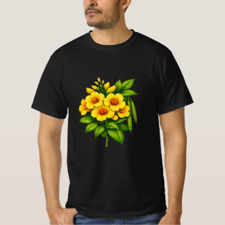 T-shirt Magnifique bouquet de tournesols jaunes avec feuil