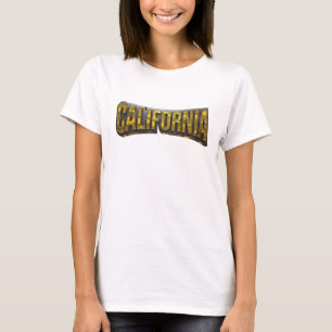T-shirt Magnifique chemise CALIFORNIA Orange Design